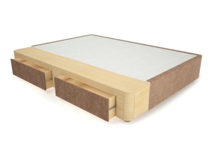 Кровать Mr.Mattress Site Box велюр Milk 160х200 уцененная 266