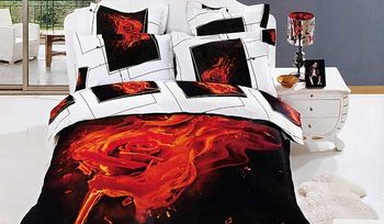Комплект постельного белья красное Tango TS-633